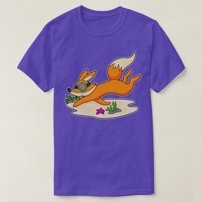T-shirt Lunettes de bain Fox Diver (Design devant)