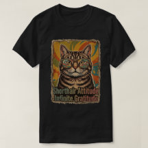 Lunettes de chat tabby groovy Art de patch rétro
