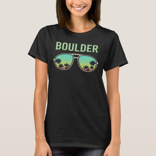 T-shirt Lunettes de nature - Boulder (Devant)