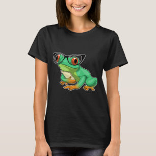 T-shirt Lunettes de secrétaire de grenouille