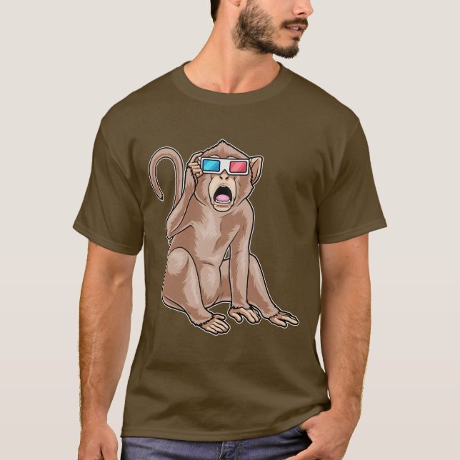 T-shirt Lunettes de singe (Devant)