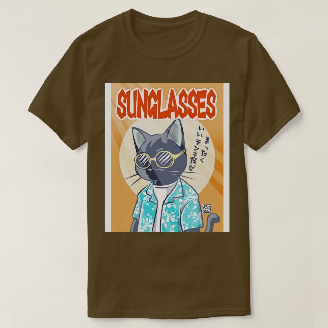 T-shirt Lunettes de soleil (Design devant)