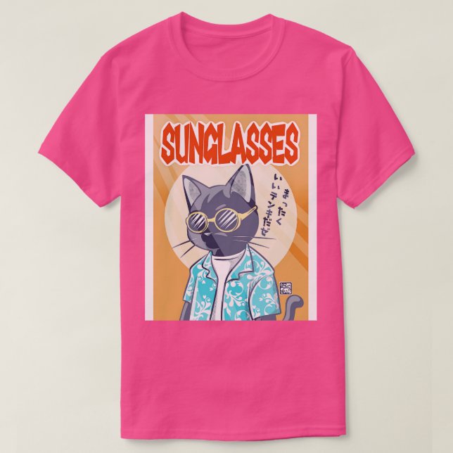 T-shirt Lunettes de soleil (Design devant)