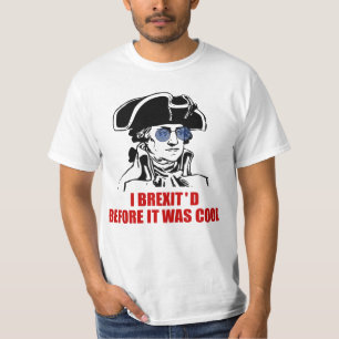 T-shirt Lunettes de soleil à drapeau George Washington Bre