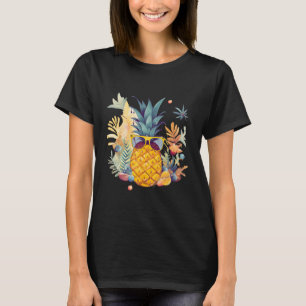 T-shirt Lunettes de soleil à la plage de vacances hawaïenn