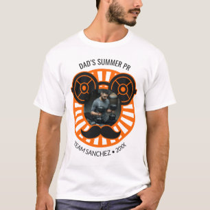 T-shirt Lunettes de soleil à plaques haltères pour la fête