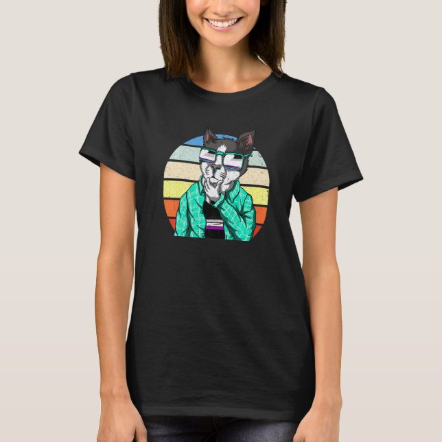 T-shirt Lunettes de soleil Ace Pride Drapeau d'asexualité  (Devant)