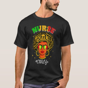 T-shirt Lunettes de soleil Afro fières de la vie de Cna af
