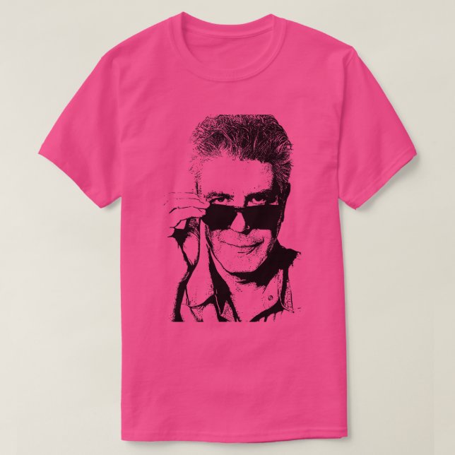 T-shirt lunettes de soleil anthony bourdain 1 (Design devant)