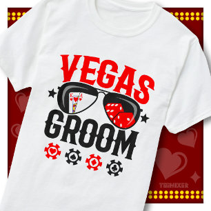 T-shirt Lunettes de soleil avec dés de casino pour enterre