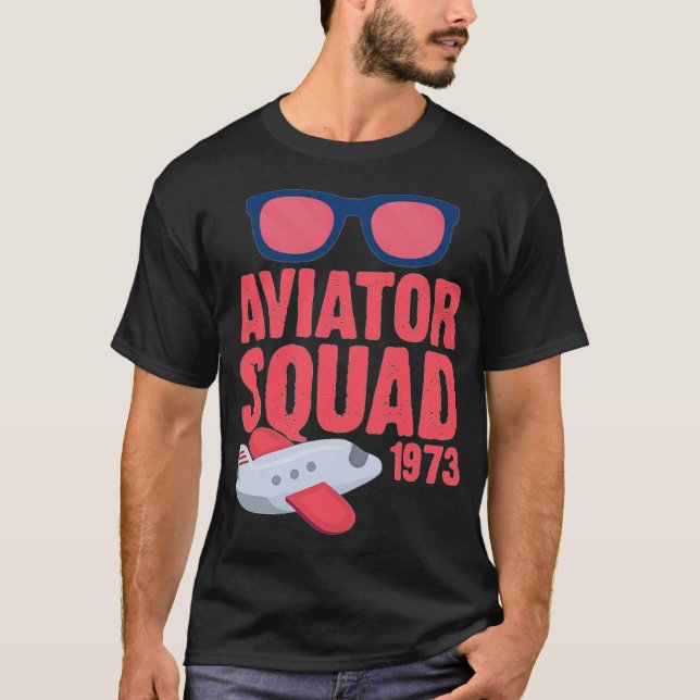 T-shirt Lunettes de soleil Aviator Squad 1973 animaux - (Devant)