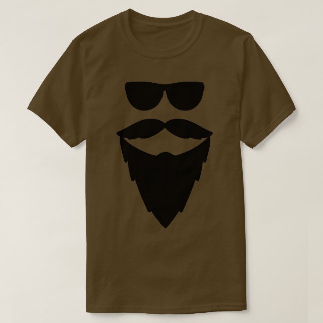 T-shirt Lunettes de soleil Beard et Santa Claus ventilateu (Design devant)