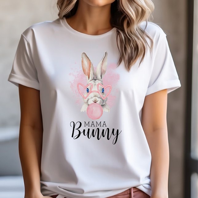 T-shirt Lunettes de soleil Bunny Maman personnalisées Grou (Créateur téléchargé)