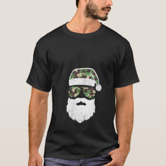 T-shirt Lunettes de soleil Camo Père Noël Enfants Camoufla