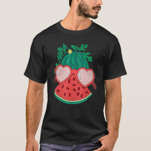 T-shirt Lunettes de soleil Coeur Fruits exotiques Vibes d'