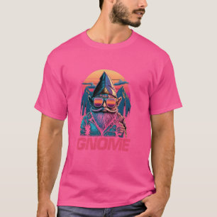 T-shirt Lunettes de soleil cool Retro Gnome