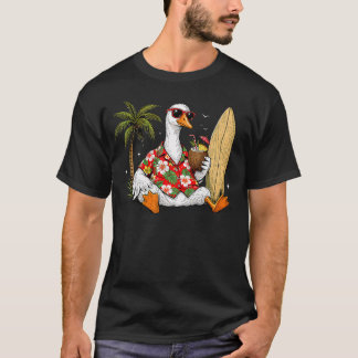 T-shirt Lunettes de soleil Cool Silly Goose Plage Vacances