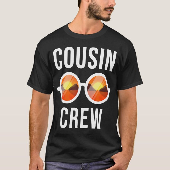 T-shirt Lunettes de soleil Coussin Crew Famille Vacances S (Devant)