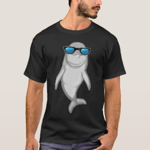 T-shirt Lunettes de soleil dauphin
