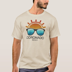 T-shirt Lunettes de soleil de Coronado Beach Californie