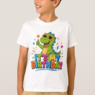 T-shirt Lunettes de soleil de dinosaure cool C'est mon ann