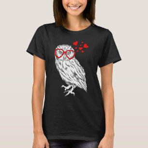 T-shirt Lunettes de soleil de hibou Love Cute Ows