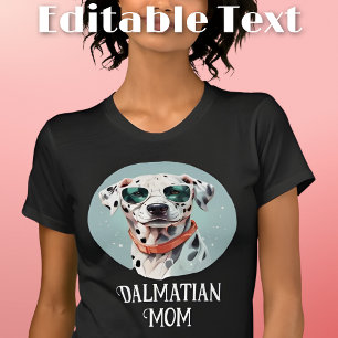 T-shirt Lunettes de soleil de maman chien dalmate