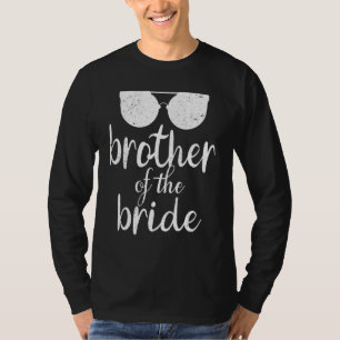 T-shirt Lunettes de soleil de mariage pour frère de la mar