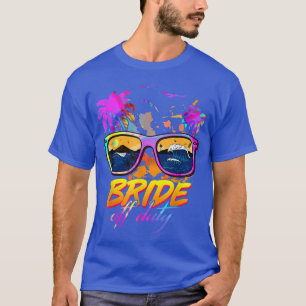 T-shirt Lunettes de soleil de mariée hors service Vacances