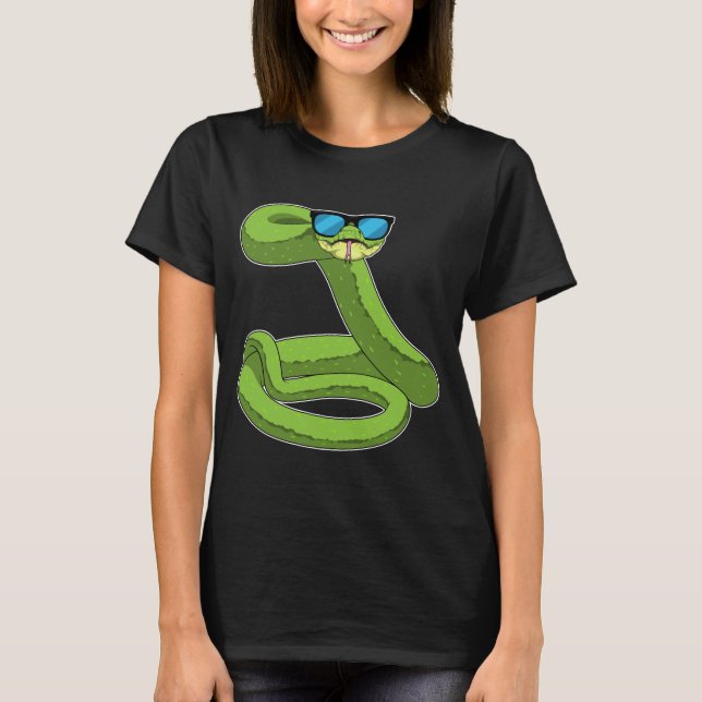 T-shirt Lunettes de soleil de serpent (Devant)