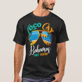 T-shirt Lunettes de soleil de vacances familiales aux Baha