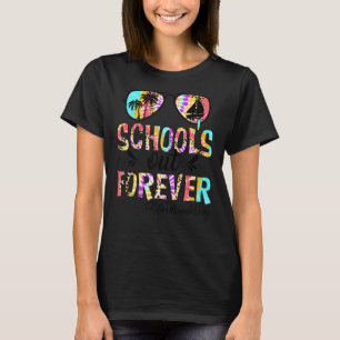 T-shirt Lunettes de soleil d'été Retraité Lady School's Ou