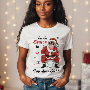 T-shirt Lunettes de soleil du Père Noël de Noël Drôle Vila