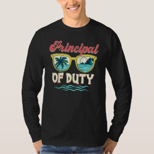 T-shirt Lunettes de soleil du principal adjoint hors servi