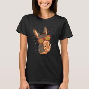 T-shirt Lunettes de soleil Fête Ferme Animal Cool Fermier 