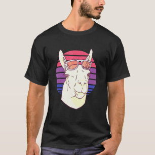T-shirt Lunettes de soleil Funny Bisexuel Gay Pride Lama L