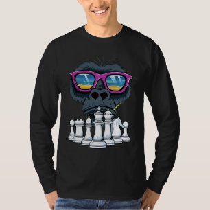 T-shirt lunettes de soleil gorille plage singe pièces d'éc