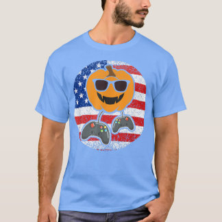 T-shirt Lunettes de soleil Halloween Jack-o'-lantern
