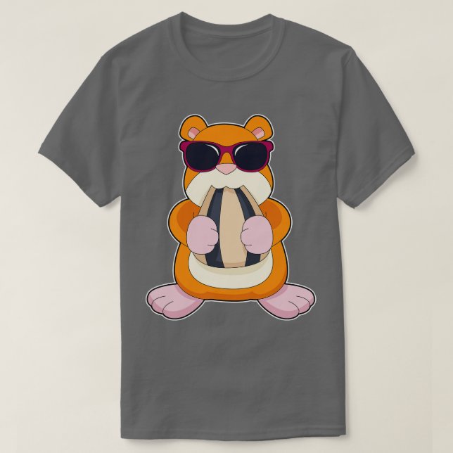 T-shirt Lunettes de soleil Hamster (Design devant)