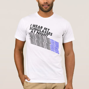 T-shirt lunettes de soleil la nuit
