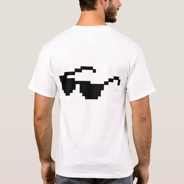 T-shirt lunettes de soleil mème drôle (Dos)