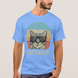 T-shirt Lunettes de soleil pour chat rétro Cat Daddy Cadea