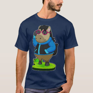 T-shirt Lunettes de soleil pour cheval