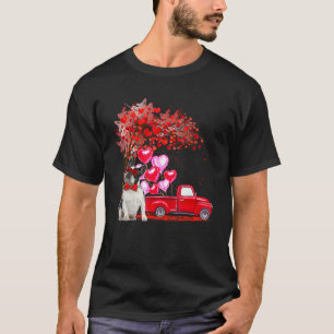 T-shirt Lunettes de soleil pour chien français Coeurs Arbr