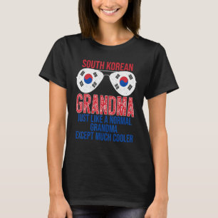 T-shirt Lunettes de soleil pour drapeau de la Corée du Sud