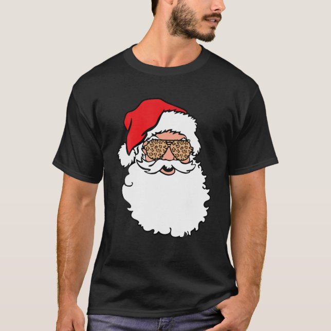 T-shirt Lunettes de soleil pour Empreinte de léopard du Pè (Devant)