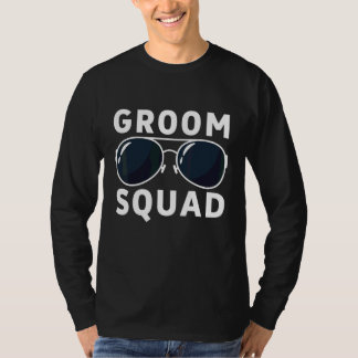 T-shirt Lunettes de soleil pour l'équipe du marié Enterrem