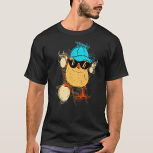T-shirt Lunettes de soleil Premium Chicken Art Splash Eau