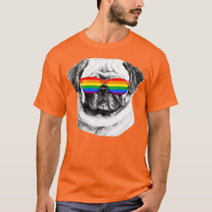 T-shirt Lunettes de soleil Pug Pride