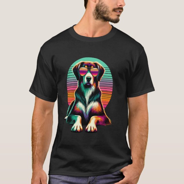 T-shirt Lunettes de soleil rétro Harrier Harriers (Devant)